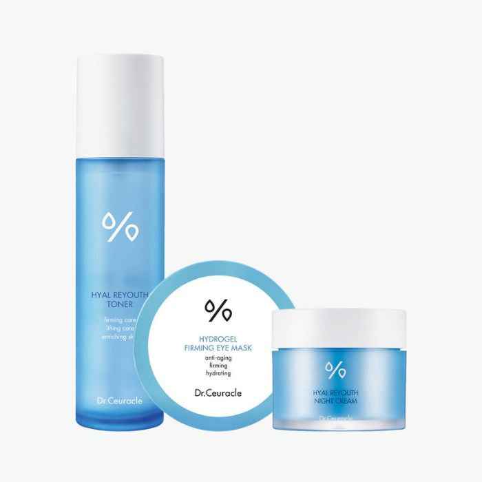 Dr. ceuracle hyal reyouth glowing set, hydrating skincare kit for radiant skin