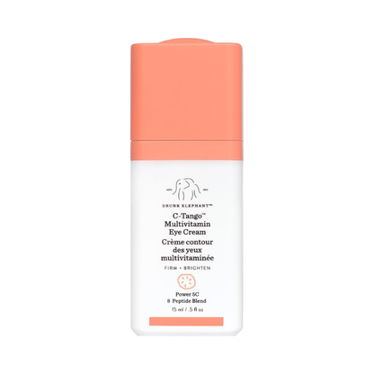 Drunk Elephant C-Tango Multivitamin Cream, Vitamin C and Peptides for Brighter, Firmer Eyes, 15ml Drunk Elephant
