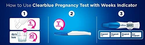 Clear Blue Digital Pregnancy Test Kit With Conception Indicator Clear Blue