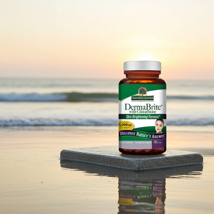 Nature's Answer DermaBrite With Glutathione Vegetarian Capsules For Skin Brightening, Pack of 60's Nature's Answer
