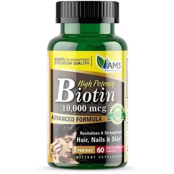 Ams biotin 10,000mcg tablet