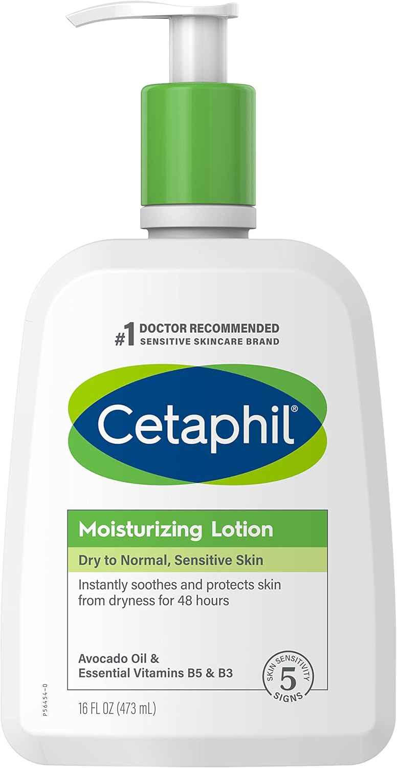 Cetaphil moisturizing lotion face & body – dry to normal sensitive skin 473ml