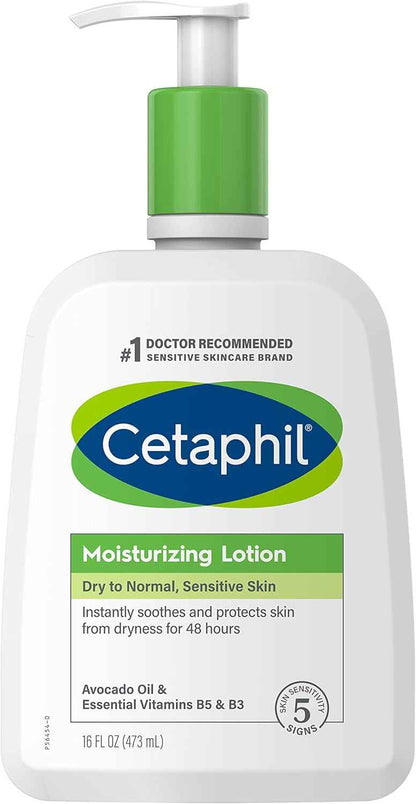 Cetaphil moisturizing lotion face & body – dry to normal sensitive skin 473ml