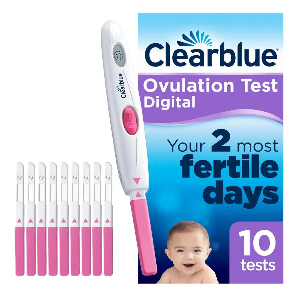 Clear Blue Digital Ovulation Tests Kit, Pack of 10's ClearBlue
