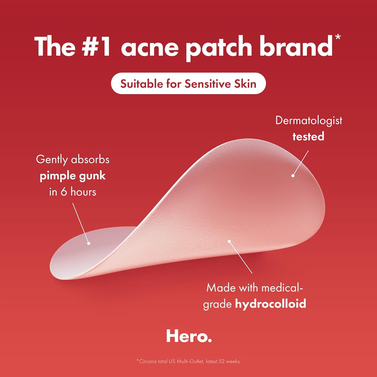 Mighty Patch Original Hydrocolloid Blemish Patches 36ct