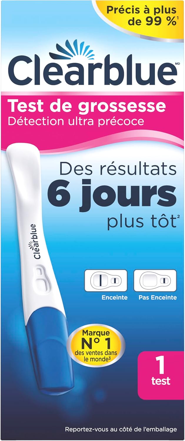 Clear Blue Ultra Early Pregnancy Test Kit 1's Clear Blue