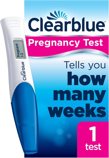 Clear Blue Digital Pregnancy Test Kit With Conception Indicator Clear Blue
