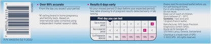 Clear Blue Ultra Early Pregnancy Test Kit 1's Clear Blue