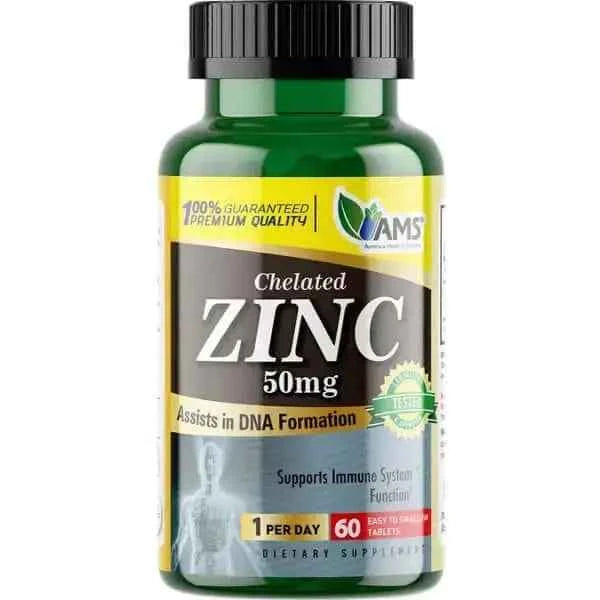 Ams zinc 50mg tablet 60's