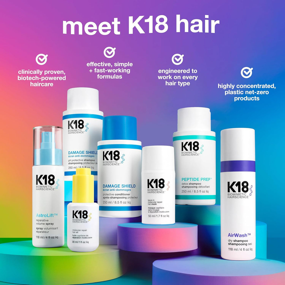 K18 Damage Shield Shampoo - 250ml K18