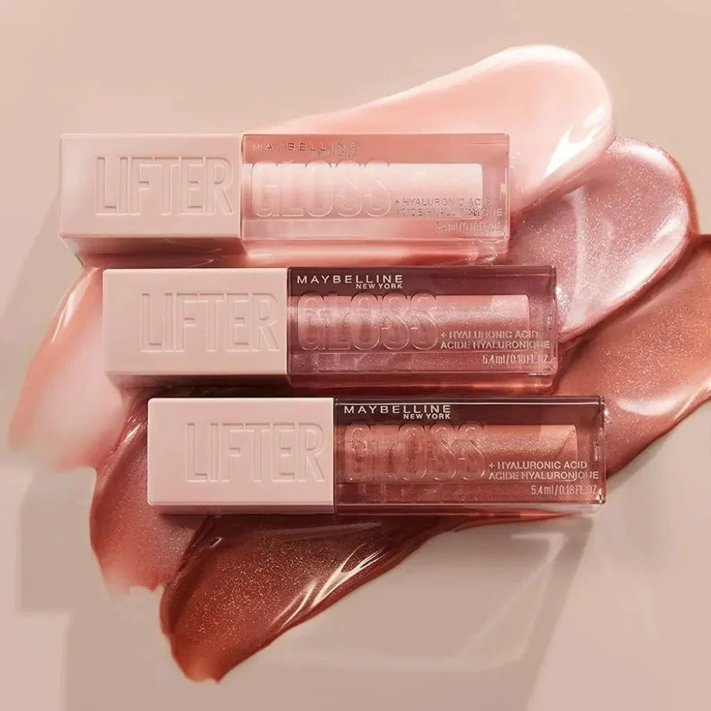 Maybelline New York Lifter Gloss, Lip Gloss With Hyaluronic Acid, 006 Reef Maybelline