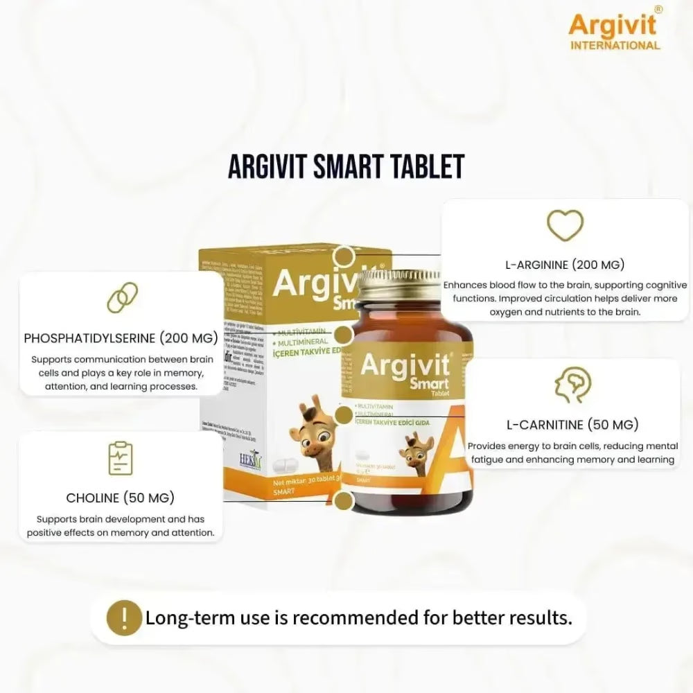Argivit Smart  - 30 Tablets Argivit
