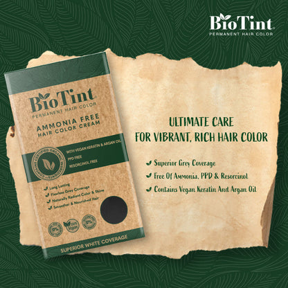BioTint Permanent Hair Color - 5.3 Light Golden Brown BioTint
