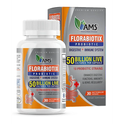 Ams florabiotix probiotic 50 billion - 30 capsules