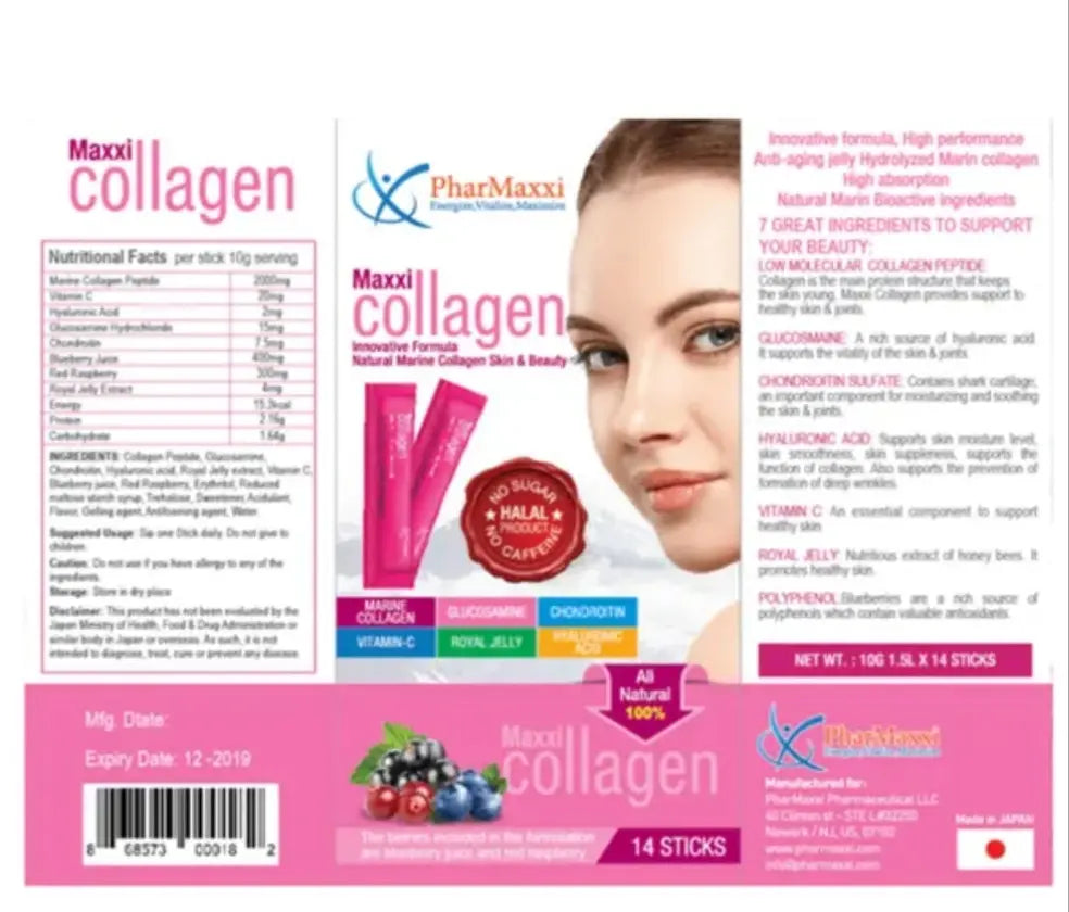 PharMaxxi Collagen Sticks 14's PharMaxxi
