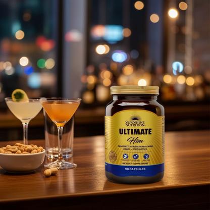 SUNSHINE NUTRITION ULTIMATE HIM VEG CAP 90s Sunshine Nutrition