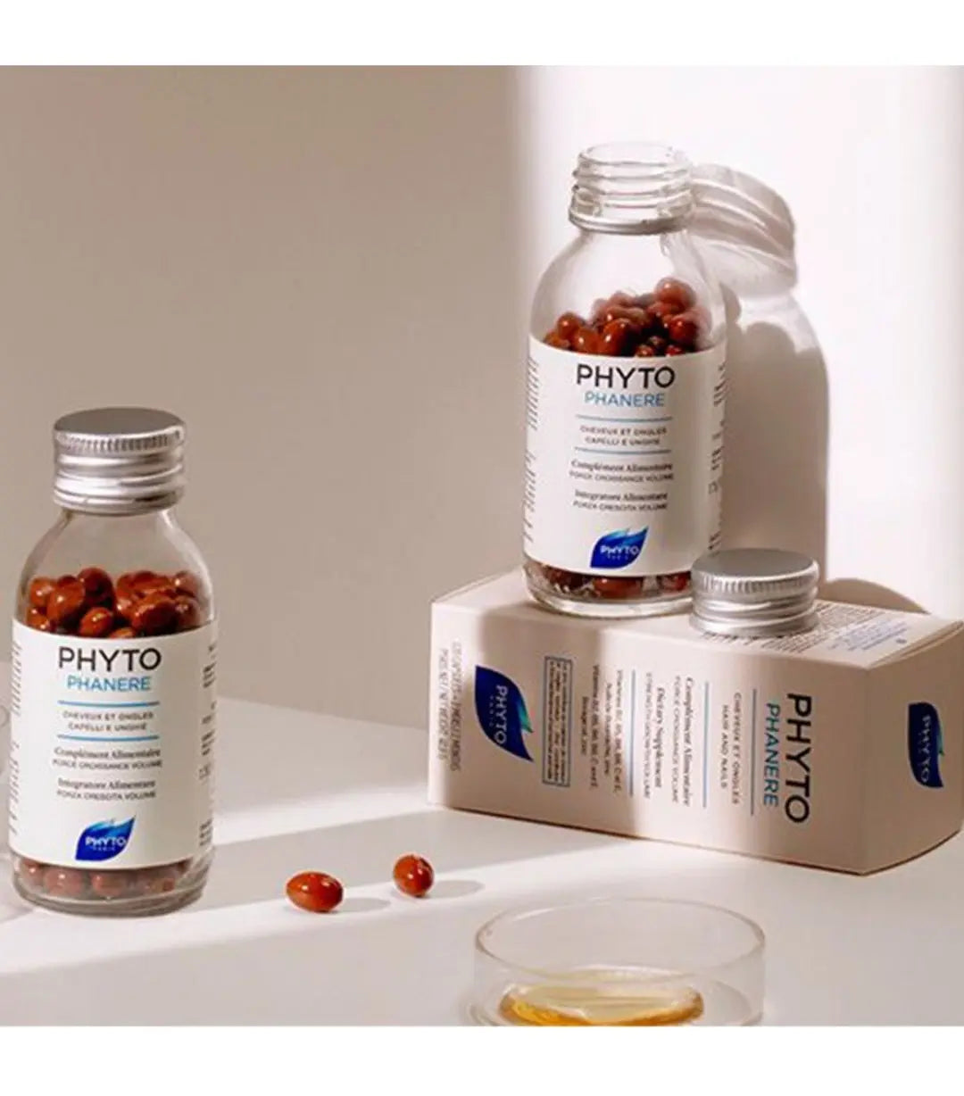 Phyto Phytophanere Hair & Nail Supplement Capsules, Pack of 120's Phyto