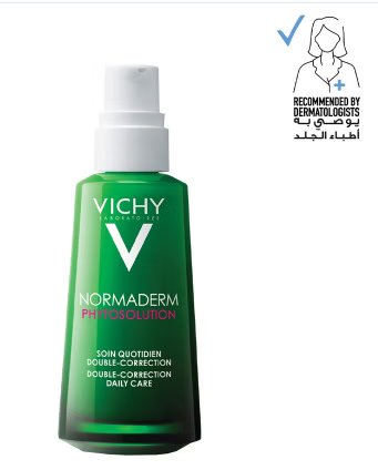 Vichy Normaderm Phytosolution Double Correction Daily Care Moisturiser For Oily & Acne Prone Skin With Salicylic Acid 50ml Vichy