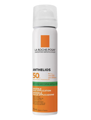 La Roche-Posay Anthelios Anti-Shine Invisible Sunscreen Face Mist SPF50 For All Skin Types 75ml La Roche Posay