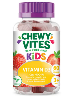 Chewy Vites Kids Vitamin D3 400 IU Gummies 60's Chewy Vites