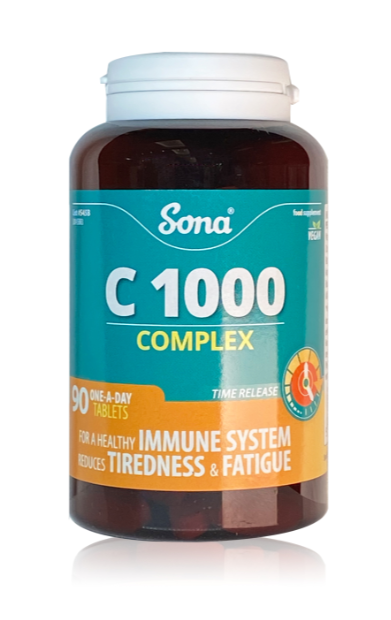 Sona Vitamin C 1000 mg Complex – 90 Tablets sona