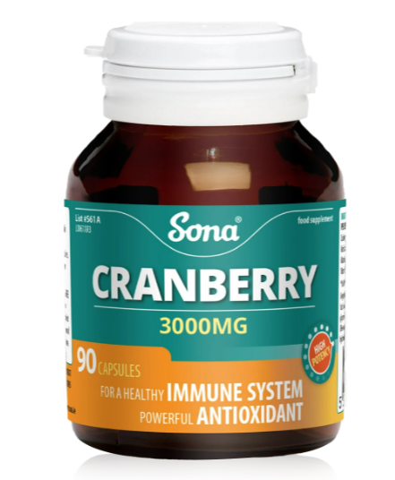 Sona Cranberry - 90 Capsules sona