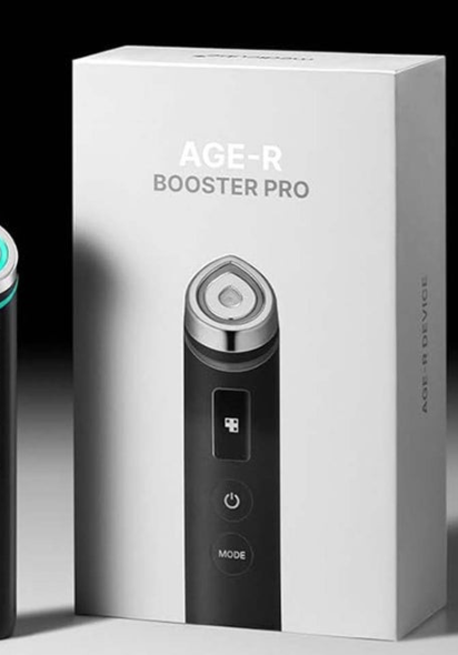 Medicube AGE-R Booster Pro Facial Device – Black | Advanced Facial Lifting & Skin Rejuvenation Device Medicube