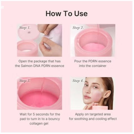 Medicube PDRN Pink Collagen Toning Gel Toner Pads 120ml
