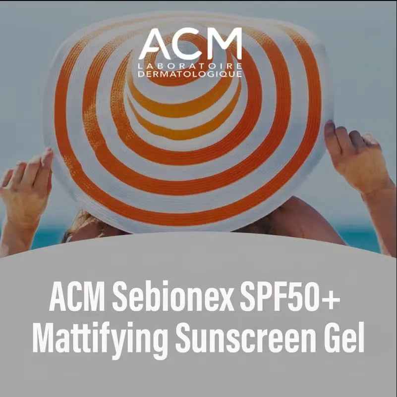 Acm sebionex spf50+ mattifying sunscreen gel 40ml