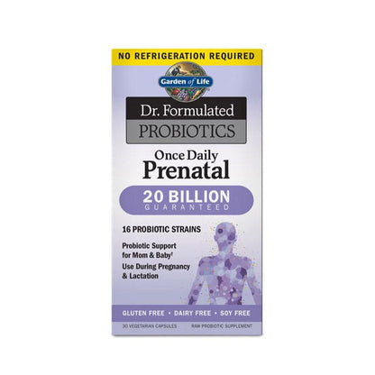 Garden of Life Dr. Formulated Probiotics Once Daily Prenatal - 30 Capsules Garden of Life