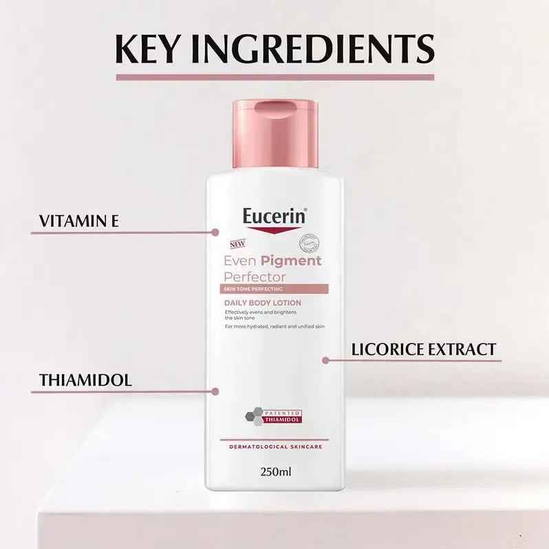 Eucerin even pigment perfector daily body lotion 250ml – dark spot corrector with thiamidol
