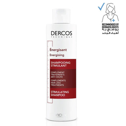 Vichy Dercos Energy+ Stimulating Anti Hair Fall Shampoo With Aminexil 200ml Vichy