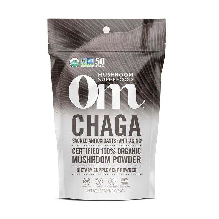 Om Chaga Organic Mushroom Powder 100g OM
