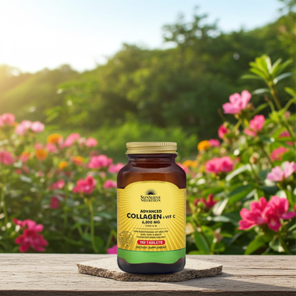 Sunshine Nutrition Advanced Collagen + Vitamin C 100 Tablets