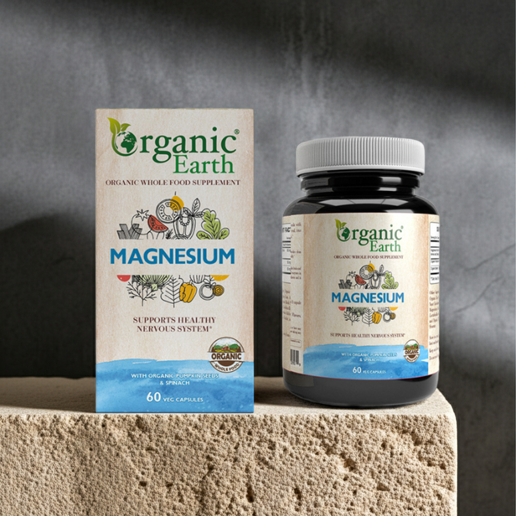 Organic Earth Magnesium 60 Capsules – Bioavailable